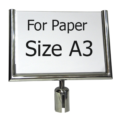 SN-11:ป้ายครอบหัวเสาแนวนอน A3 
Horizontal Advertise Cover Stand-5